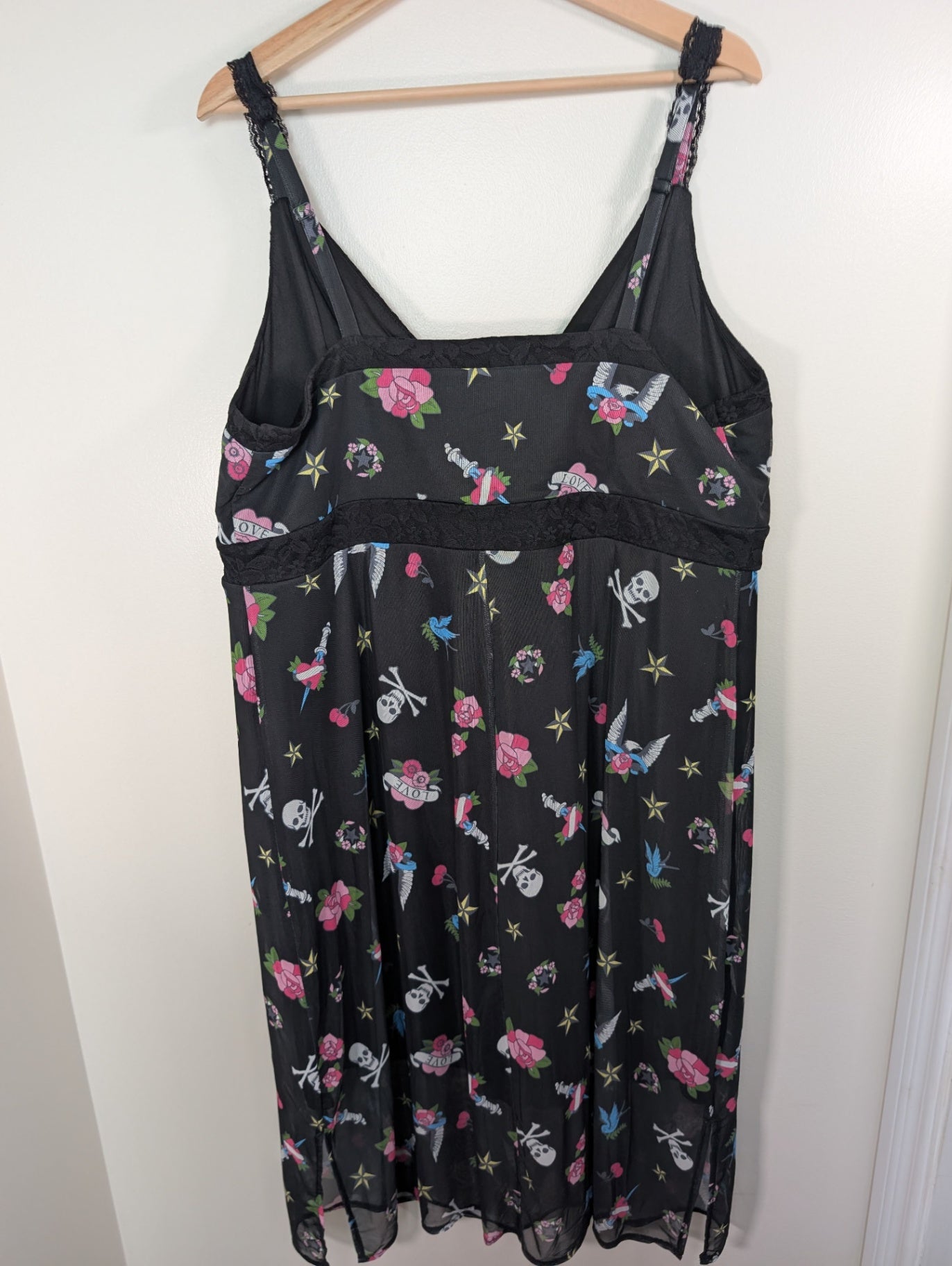 Torrid x Betsy Johnson rose/skull dress - 2XL