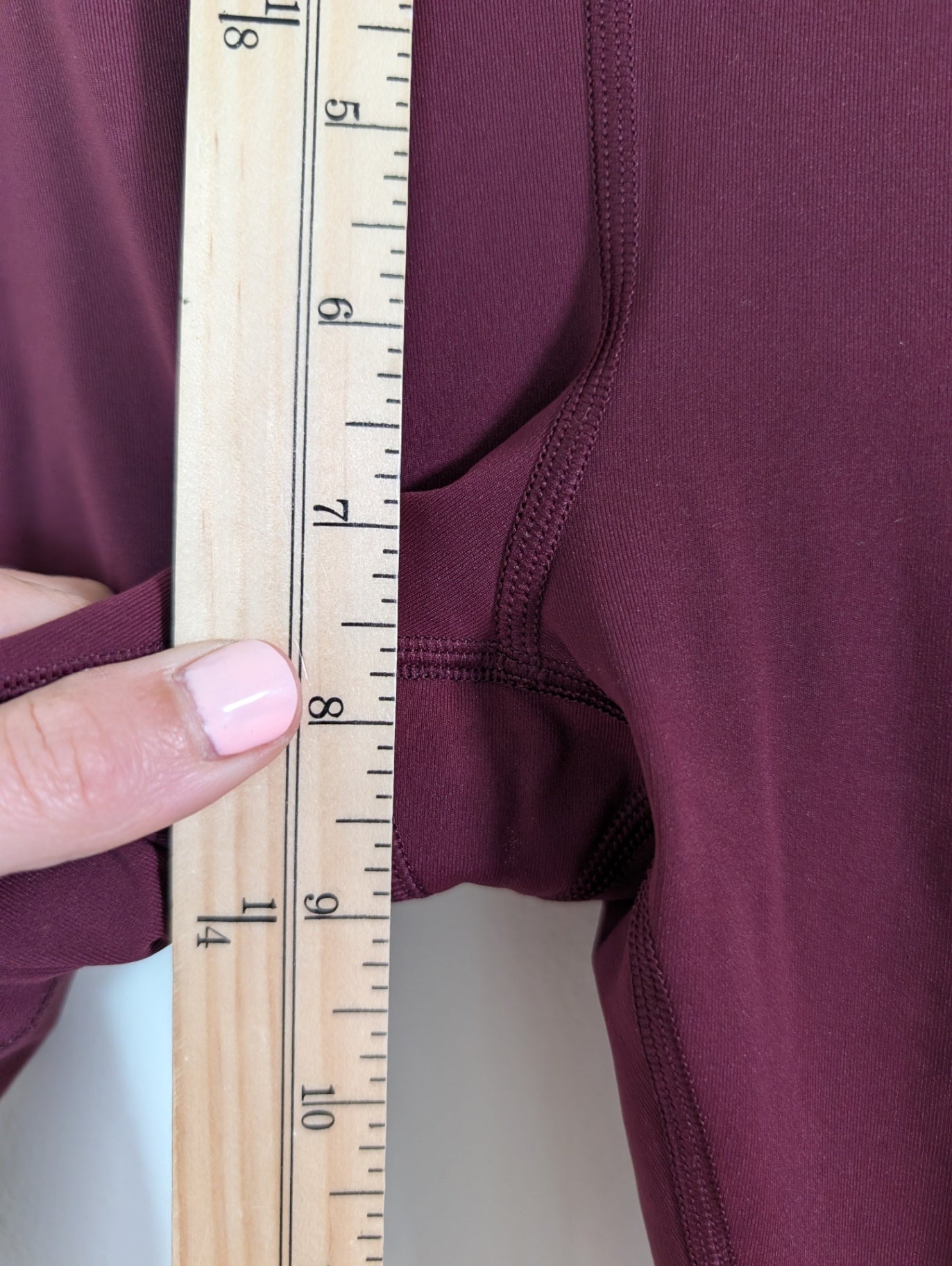 Lululemon burgundy leggings - 4