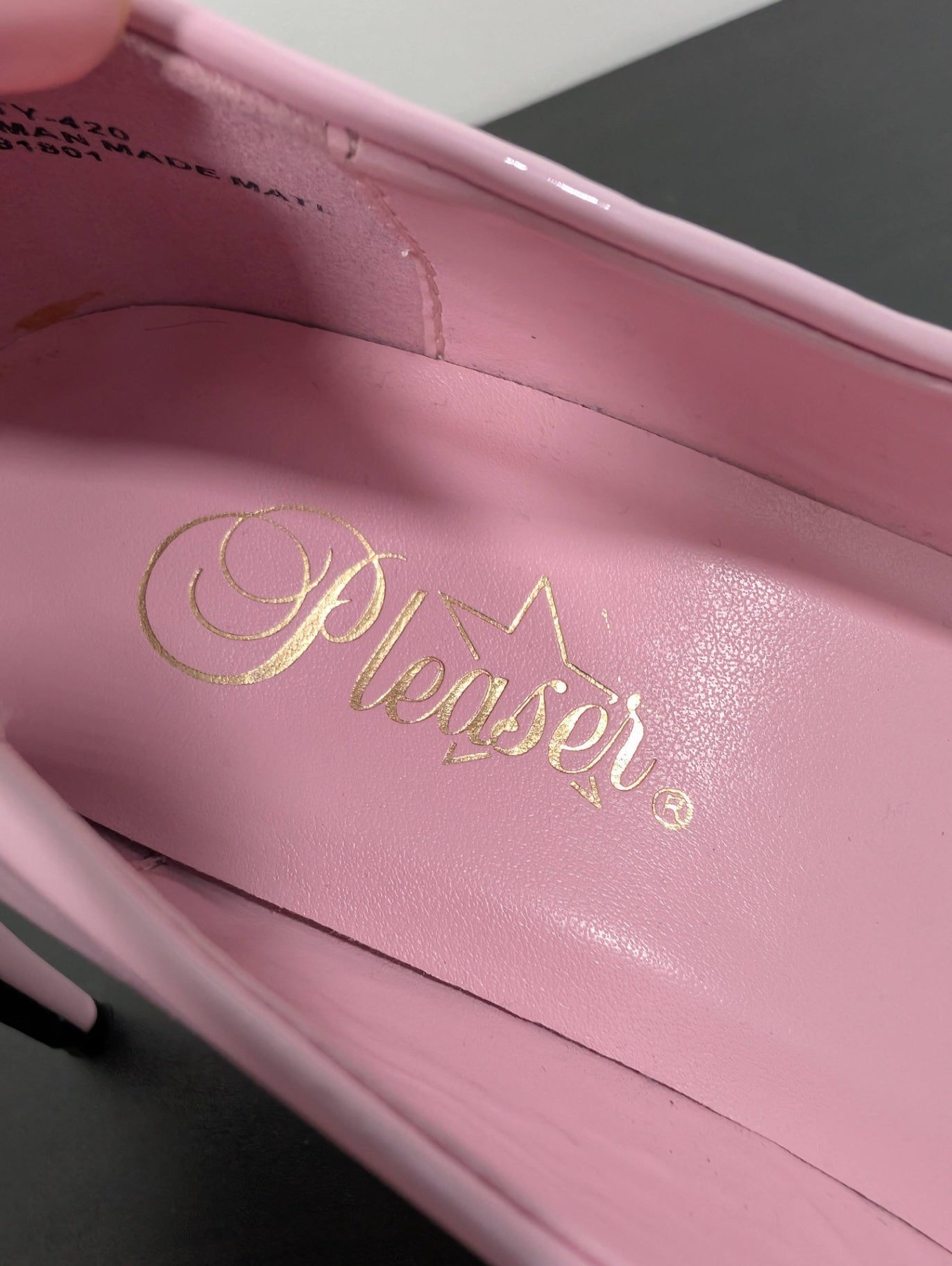 Pleaser pink pumps - SZ 9