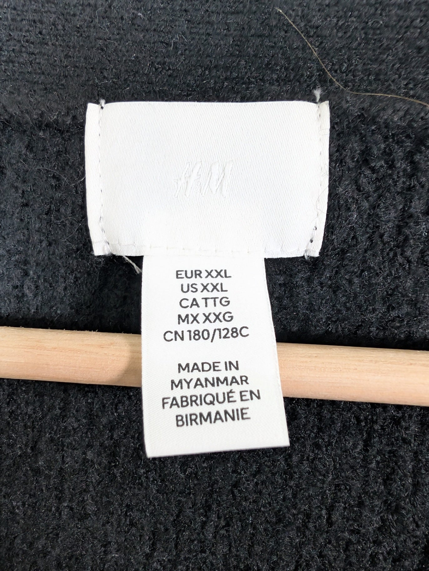 H&M black cardigan - 2XL