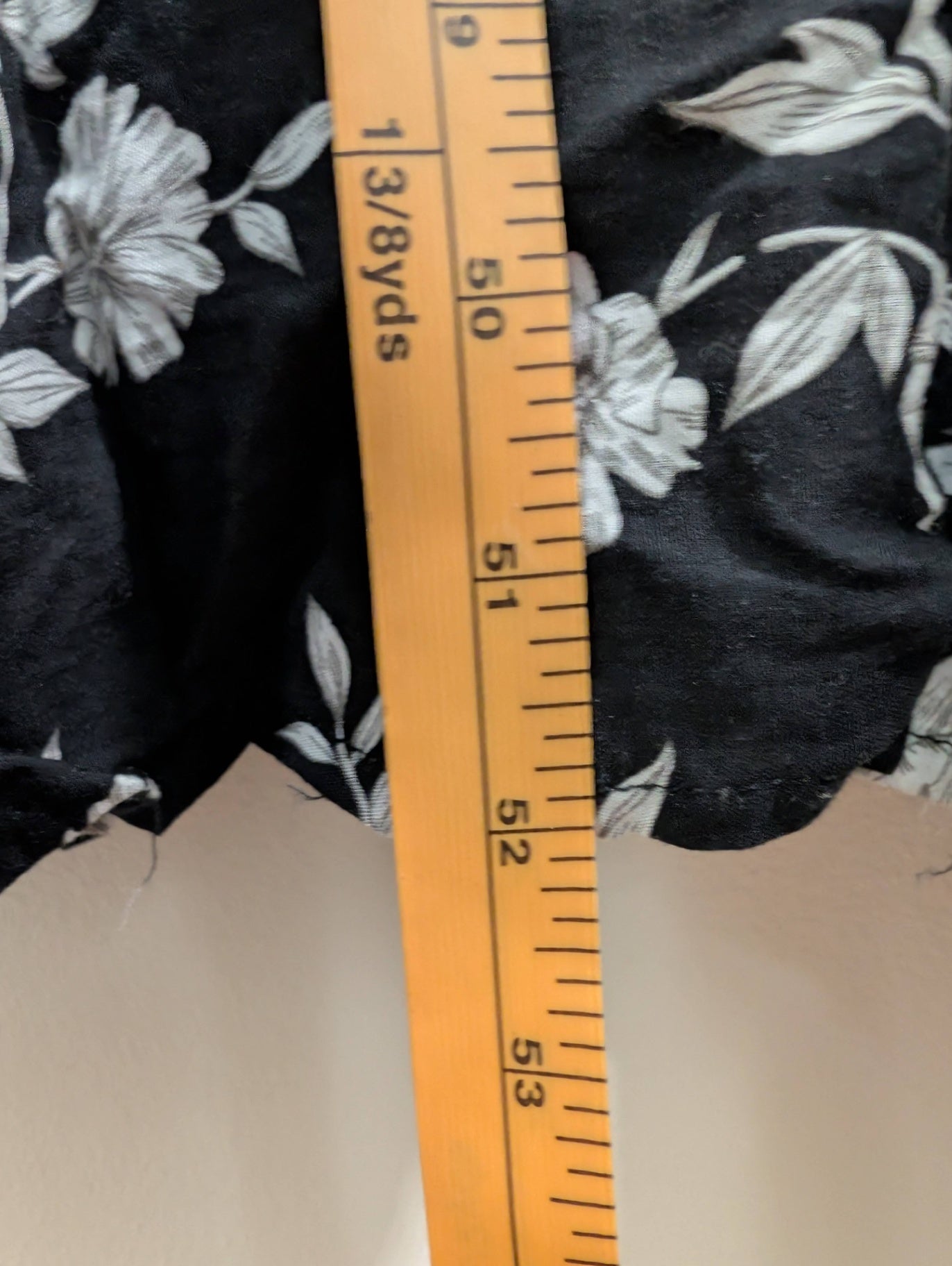 Papillon black floral maxi dress - XL