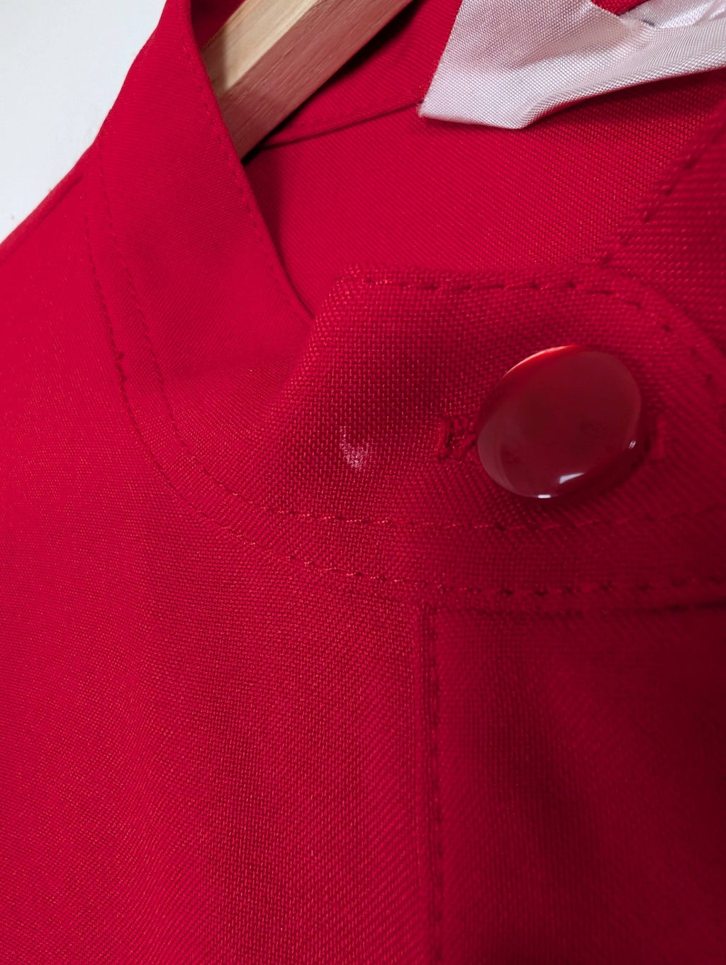 Vintage red button up - Appears XL