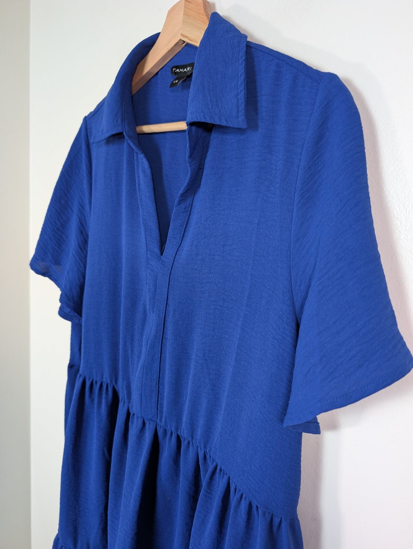 Tahari blue dress - L