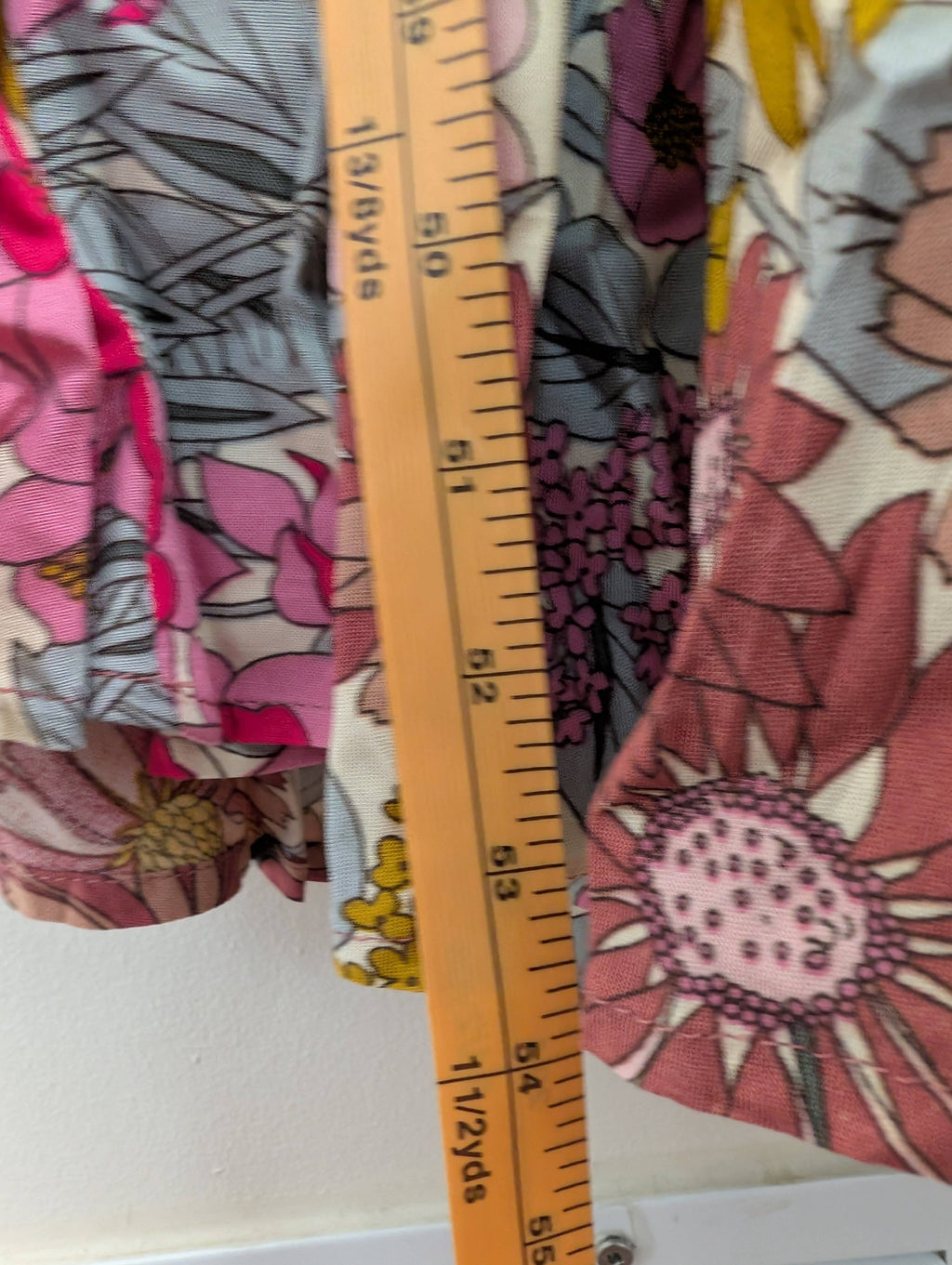 Papillon pink floral maxi dress - XL