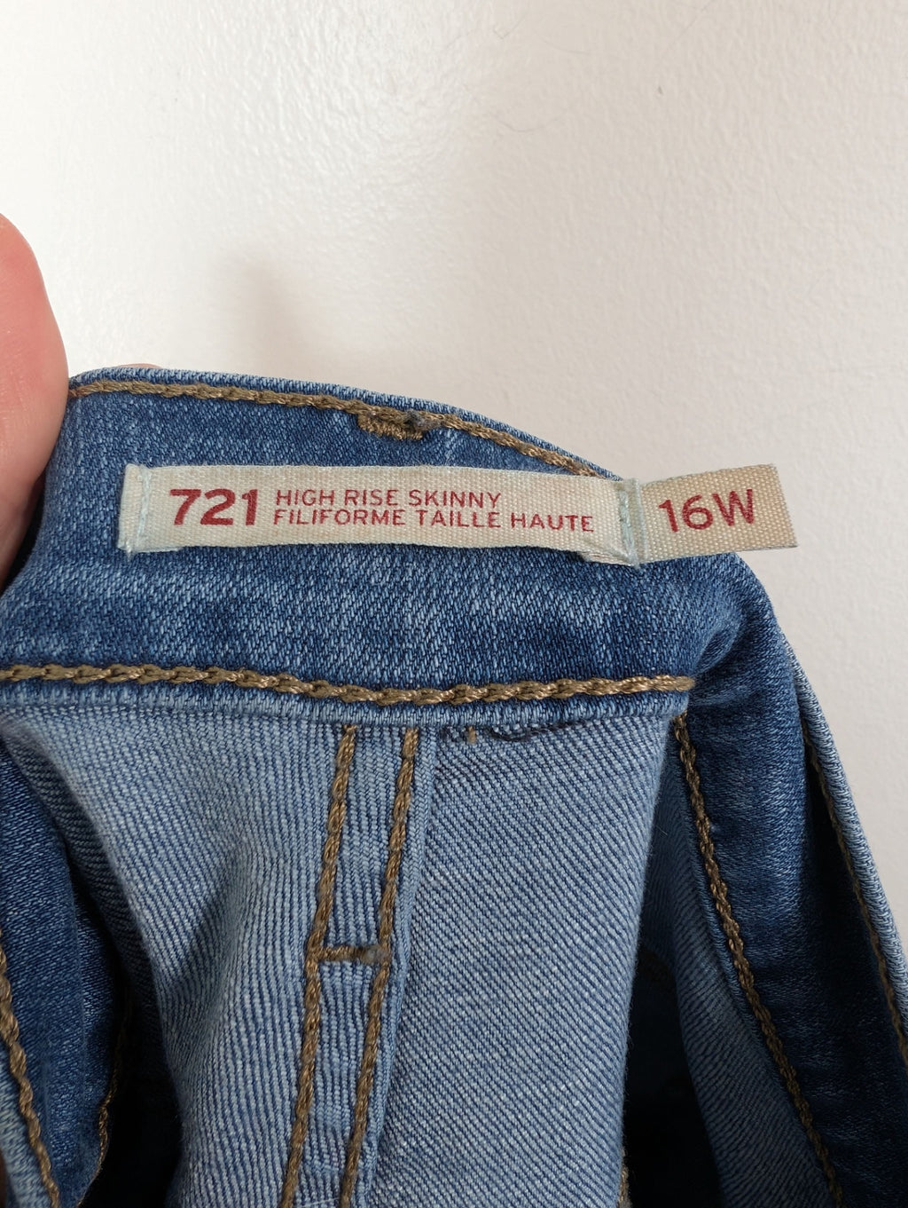 Levi's 711 high rise skinny - 16