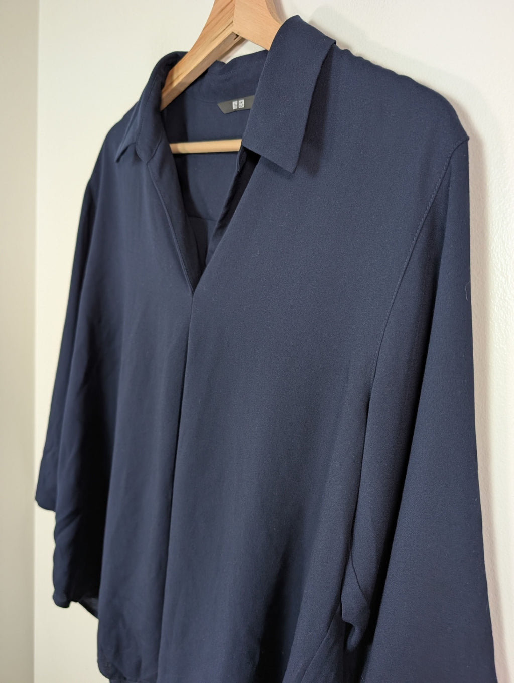 Uniqlo navy blouse - XL