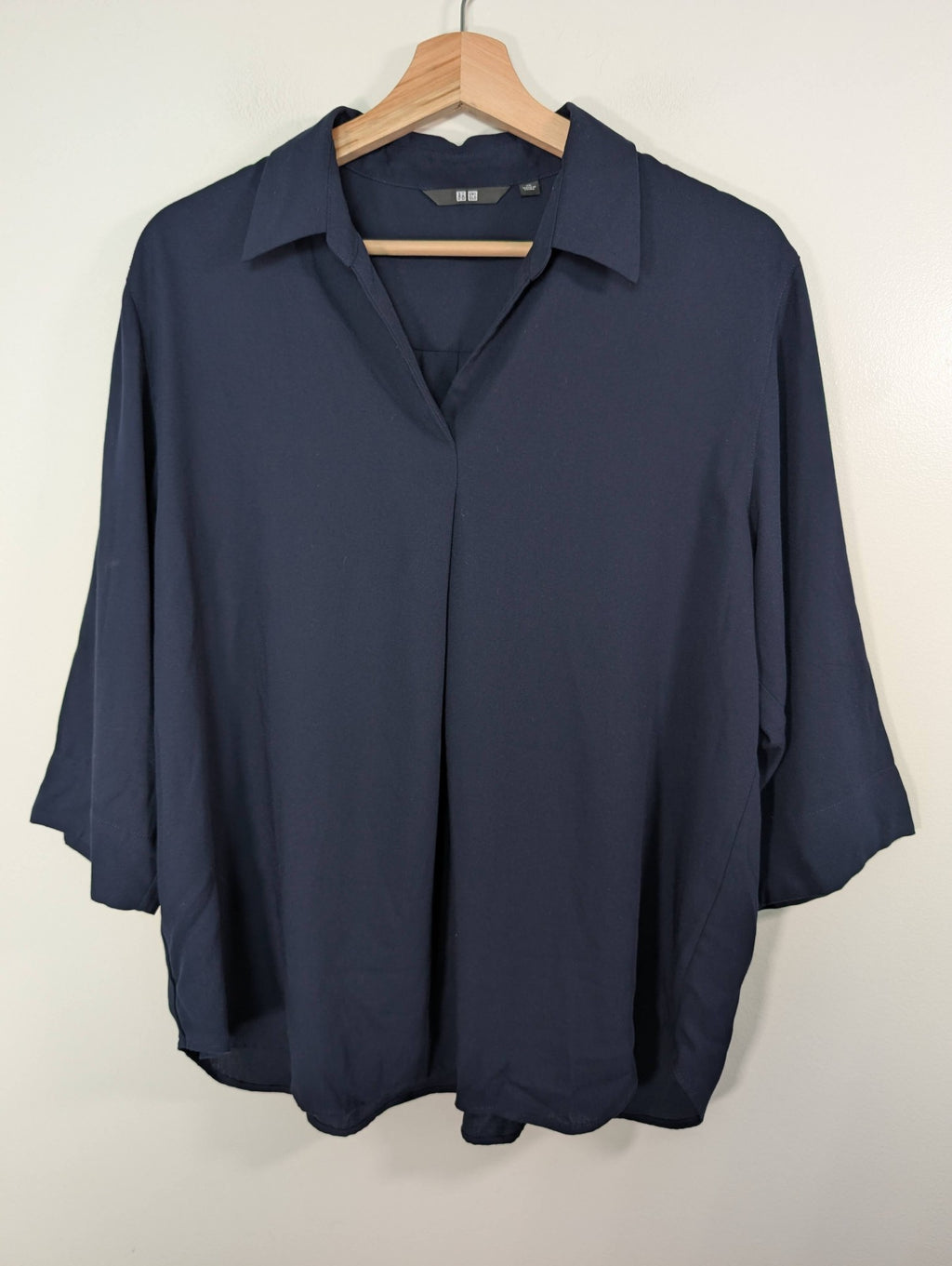 Uniqlo navy blouse - XL