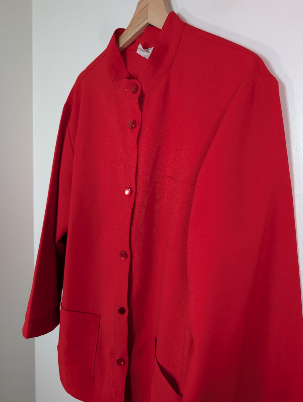 Vintage red button up - Appears XL