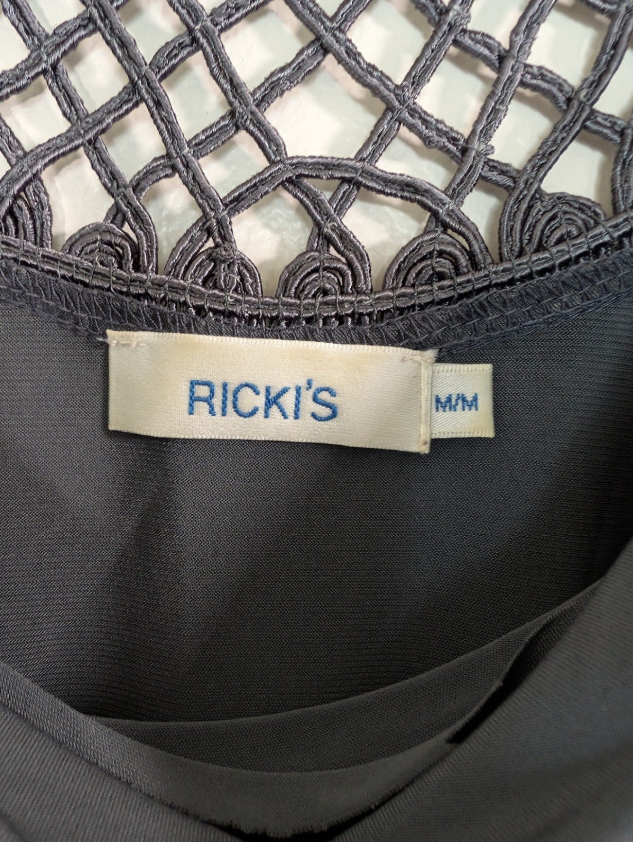 Ricki's grey blouse - M