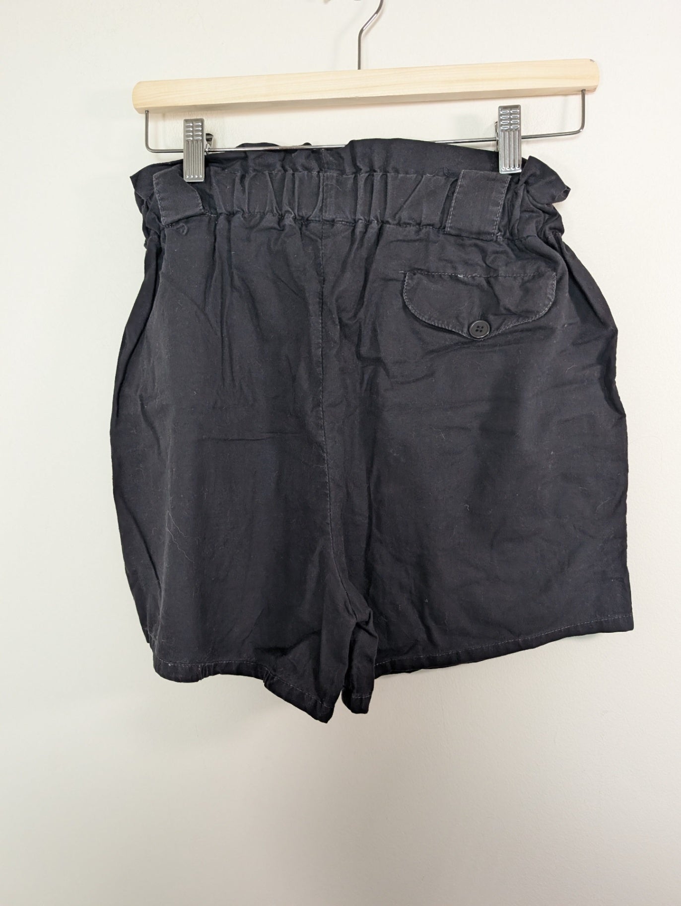 Tangerine paperbag shorts - M