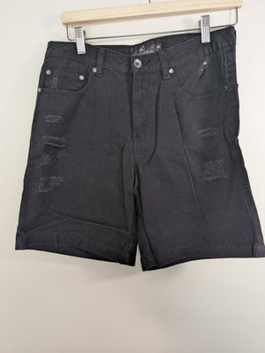 Rebel Rogue black denim shorts - 28