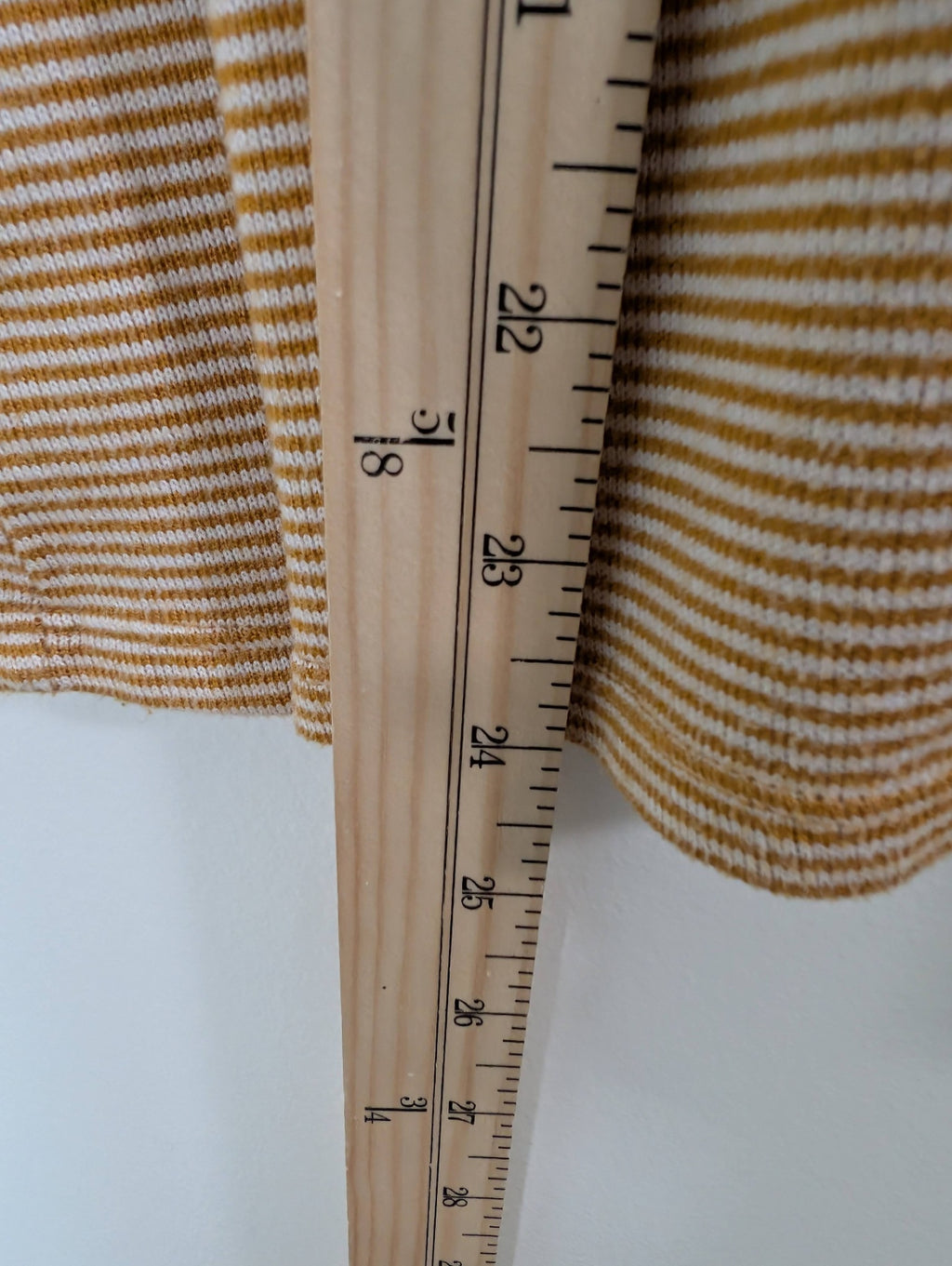 American Eagle mustard striped tee - L/G