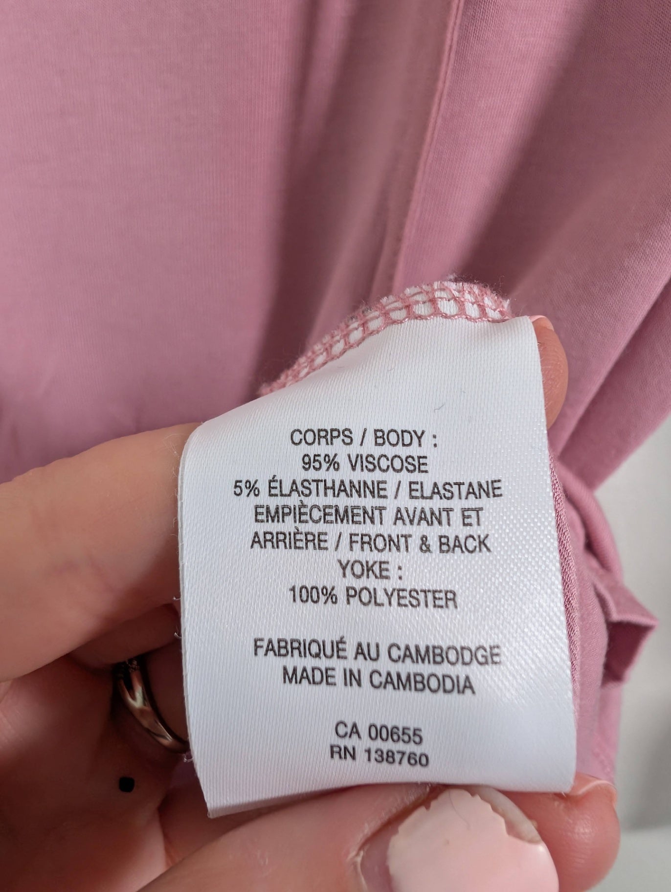 Reitmans Signature pink long-sleeve - Small