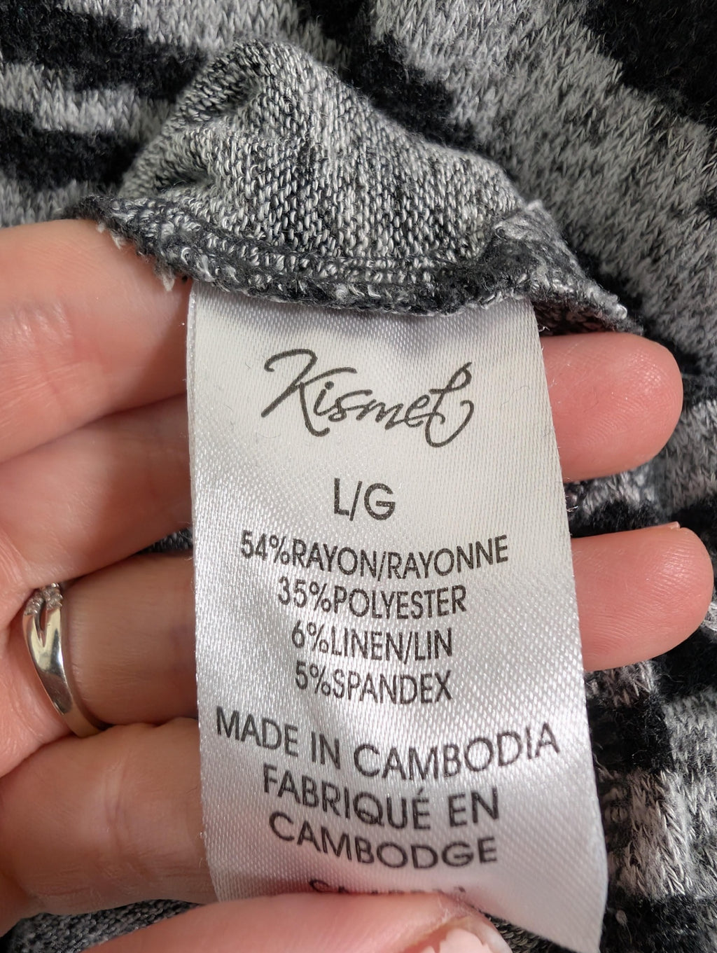 Kismet zebra long-sleeve - L