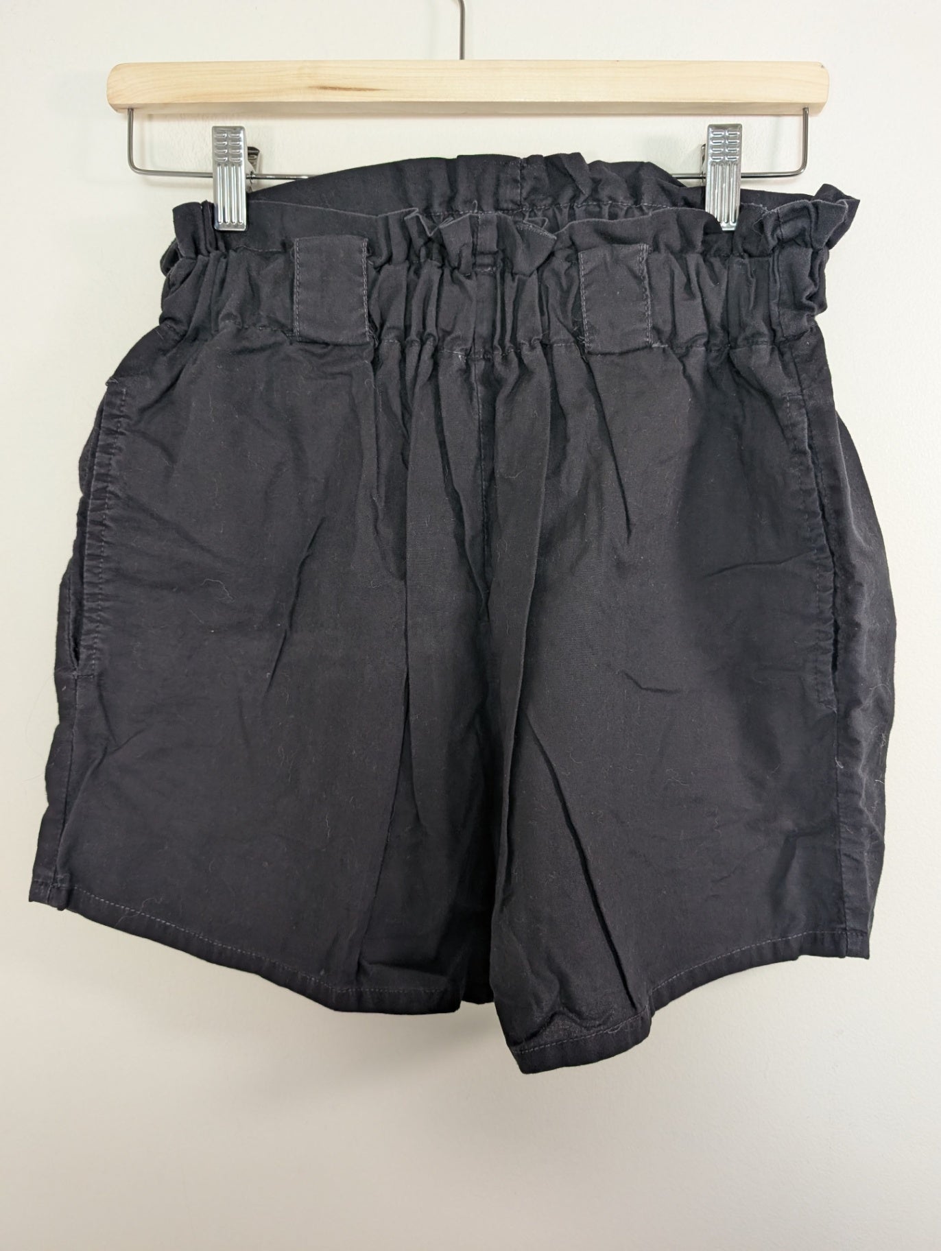 Tangerine paperbag shorts - M