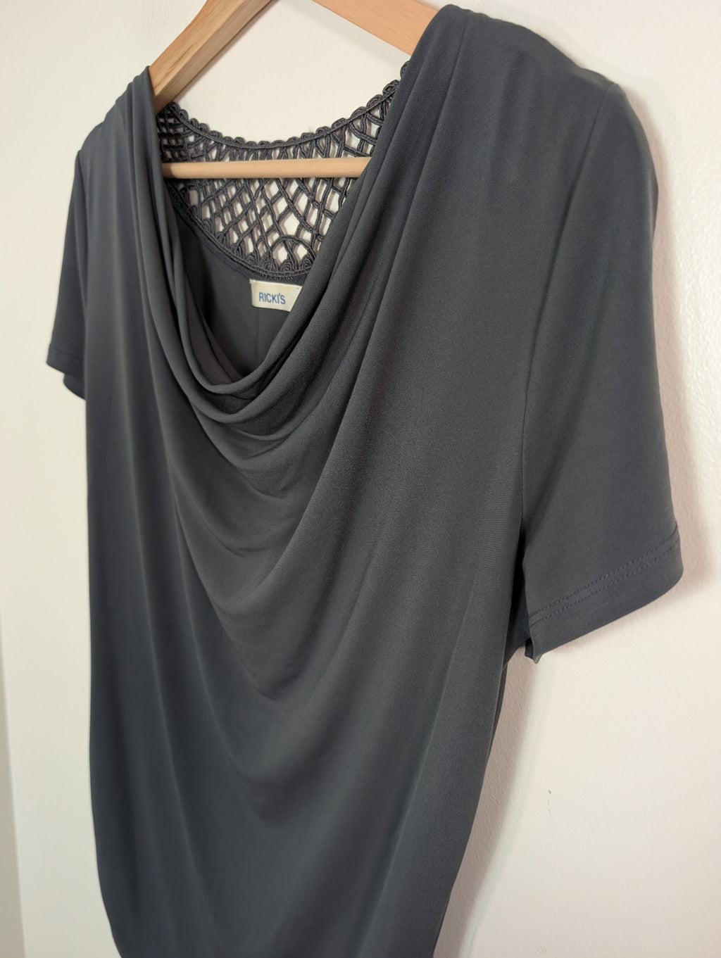 Ricki's grey blouse - M