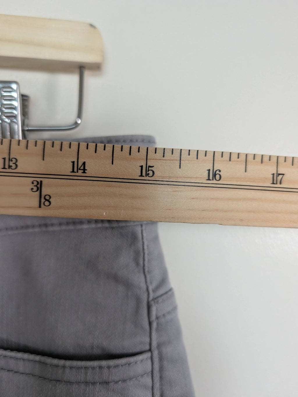 Parasuco grey denim shorts - 8