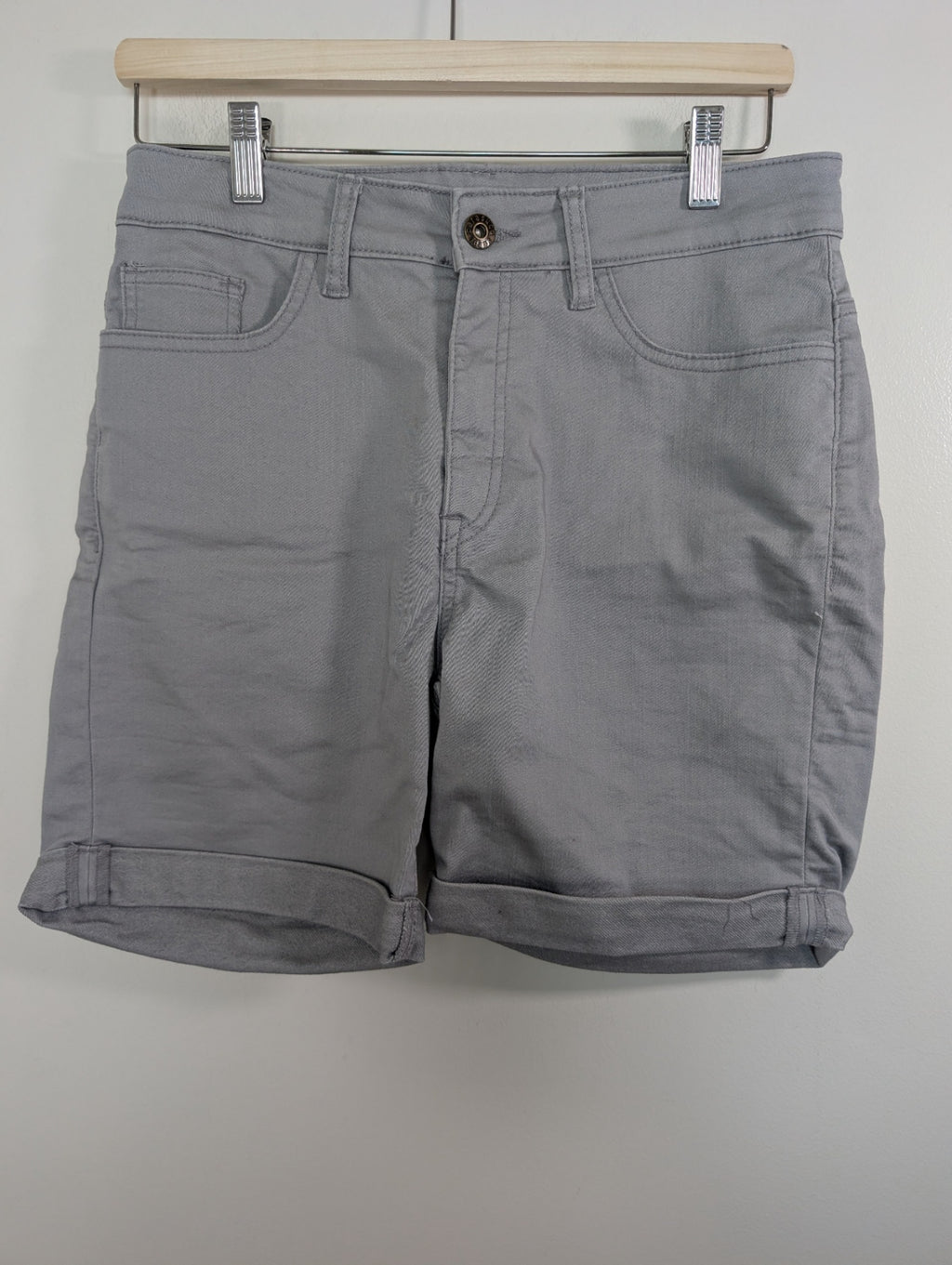 Parasuco grey denim shorts - 8