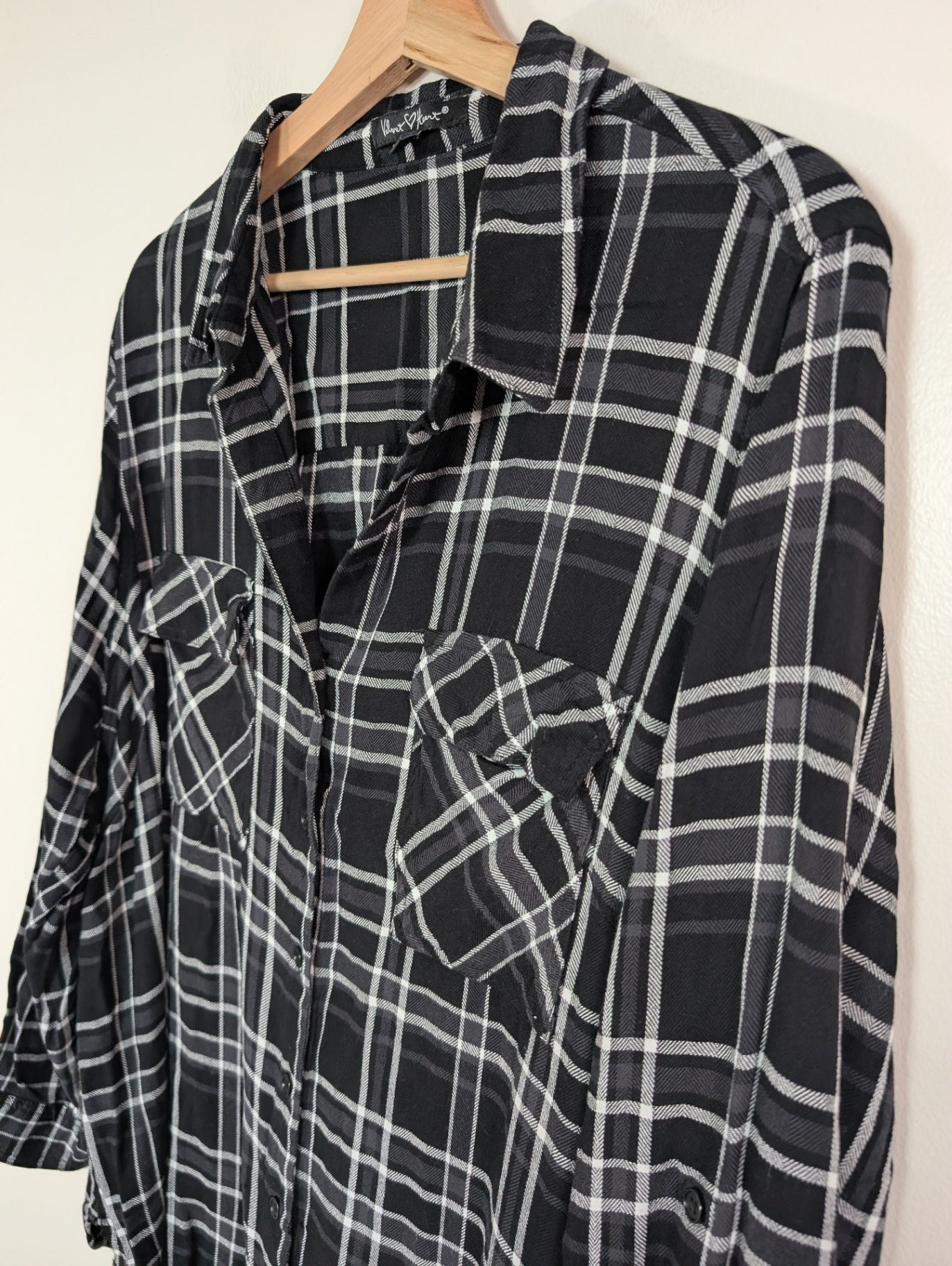 Velvet Heart plaid - 2XL