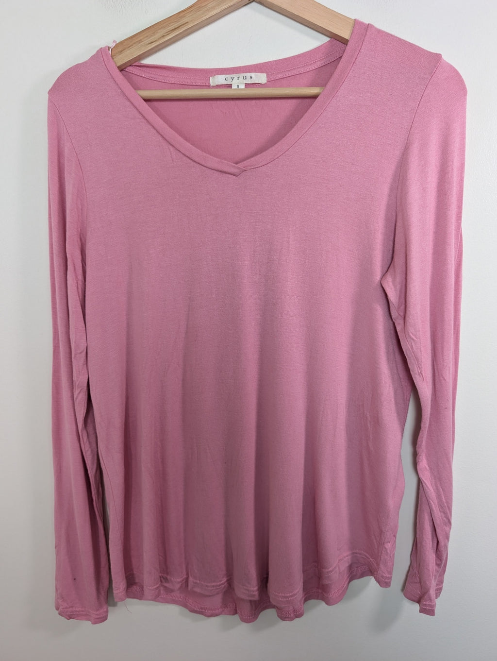 Cyrus pink long-sleeve - S