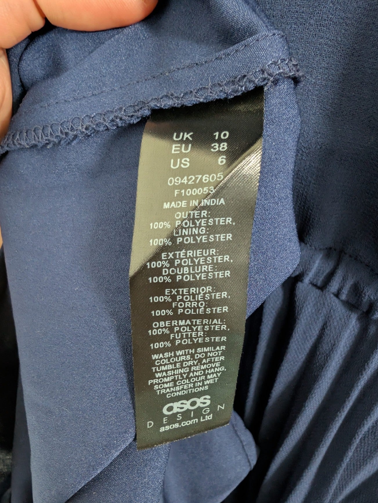 Asos navy dress - 6