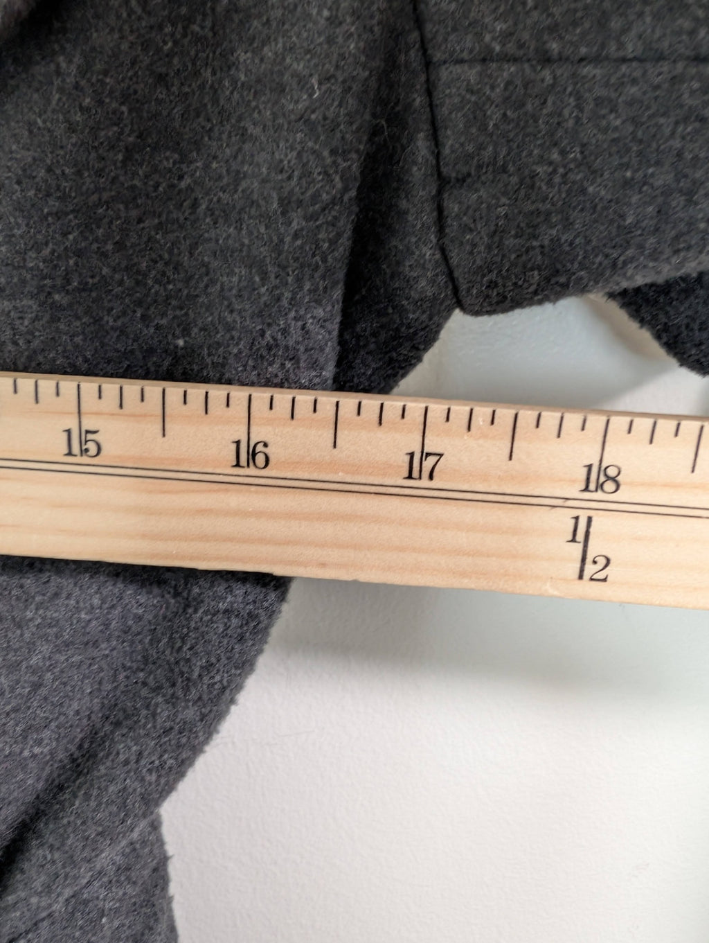 H&M grey peacoat - 12