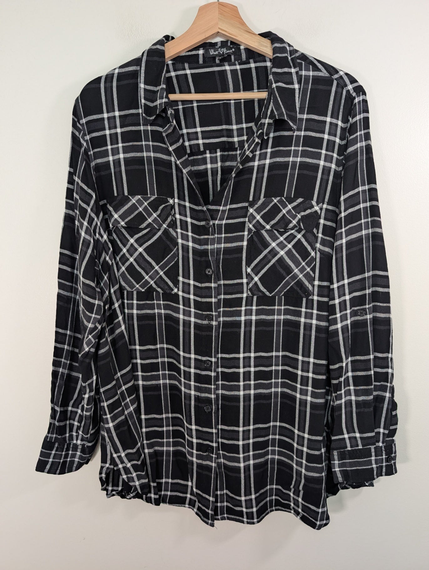 Velvet Heart plaid - 2XL