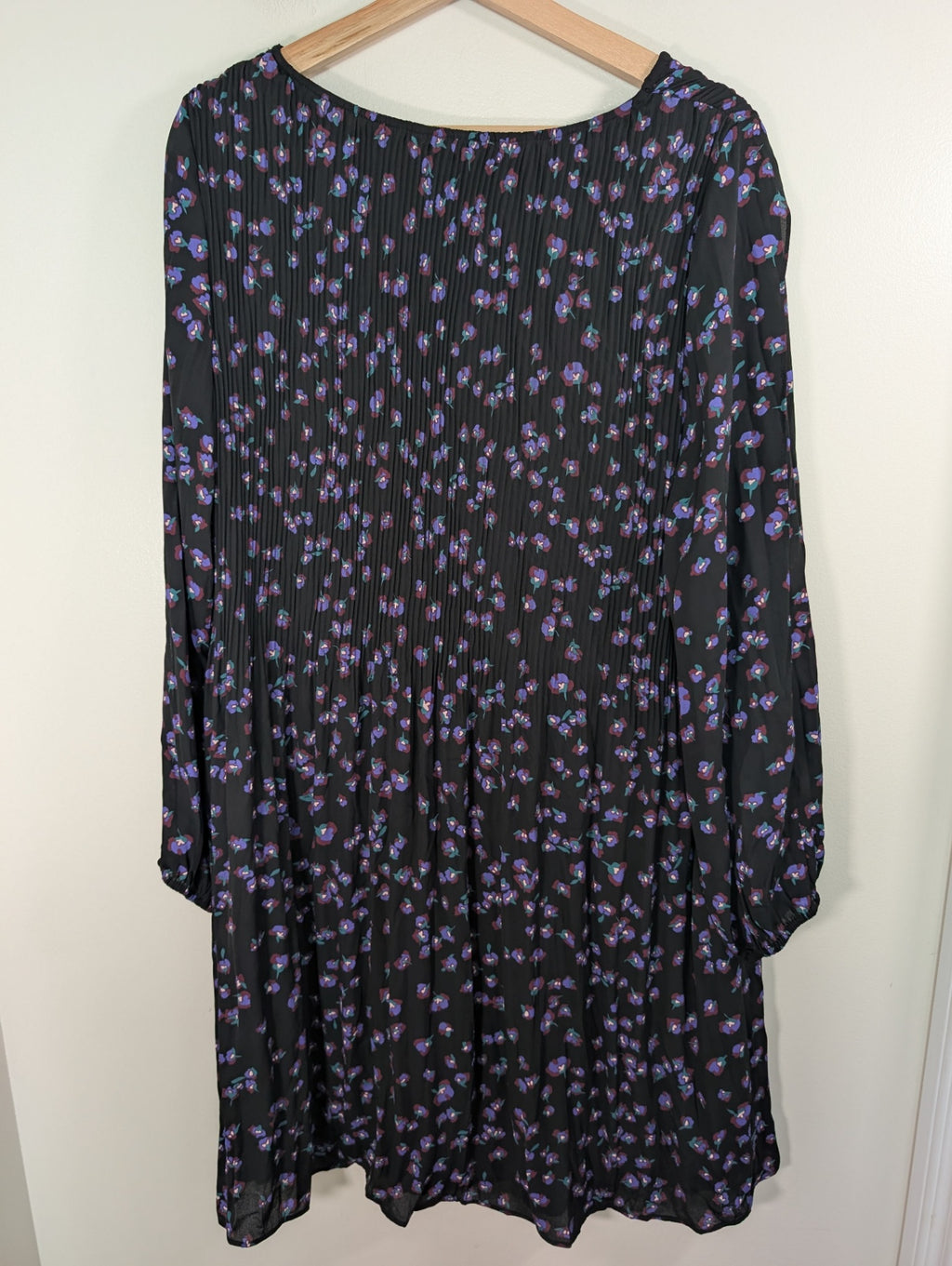 NWT Penningtons purple floral dress - XL