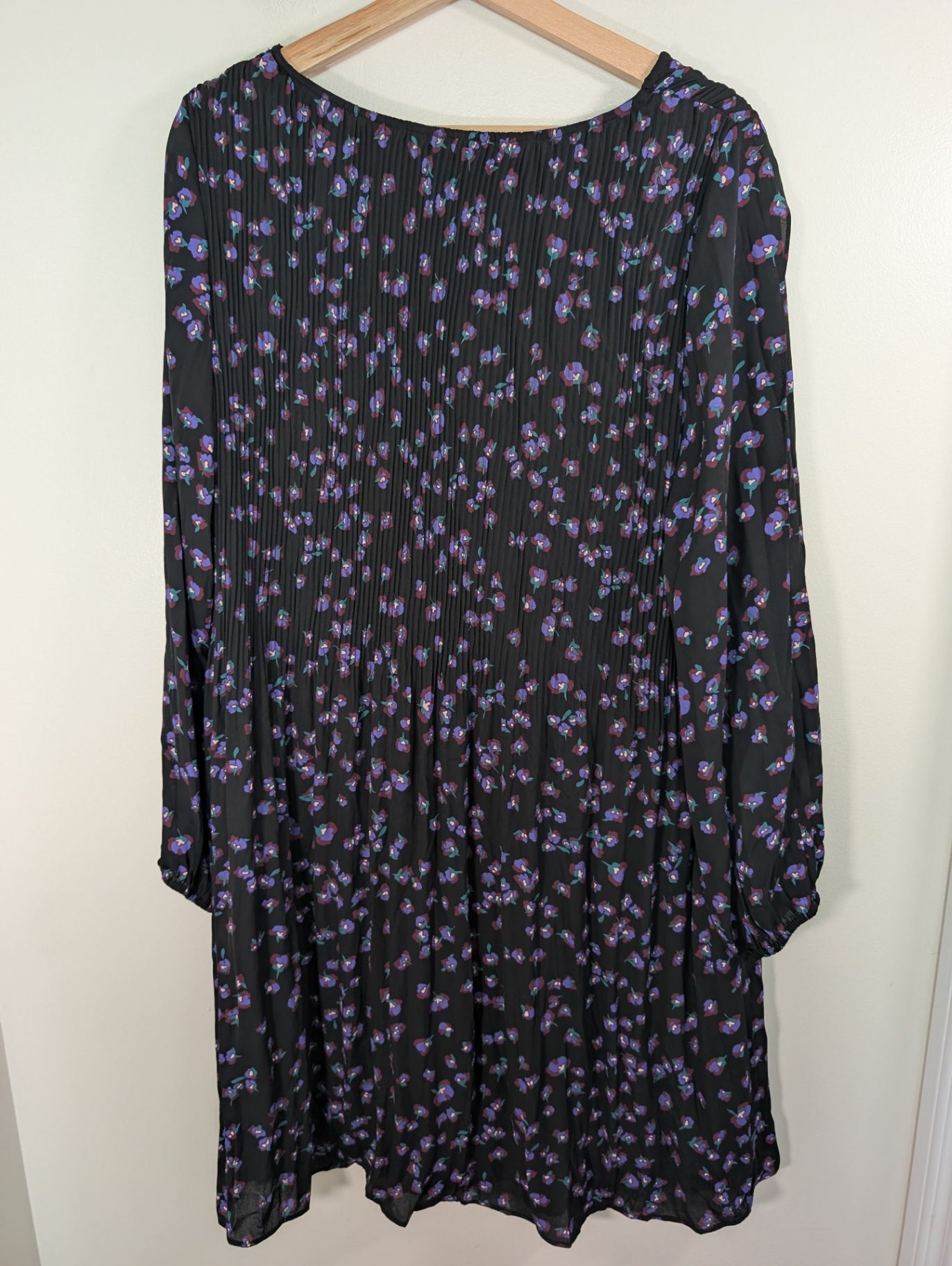 NWT Penningtons purple floral dress - XL