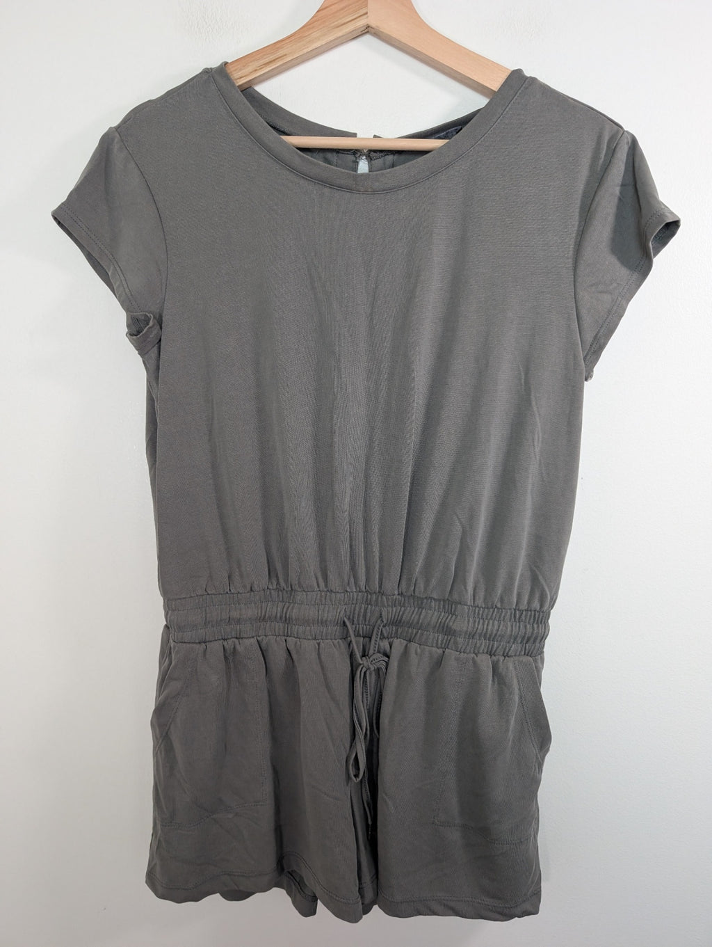 Black Tape green romper - S