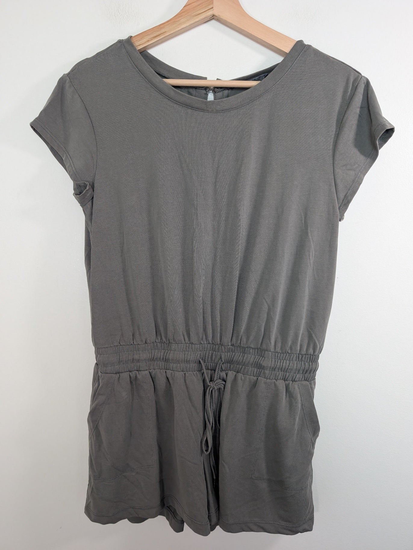 Black Tape green romper - S