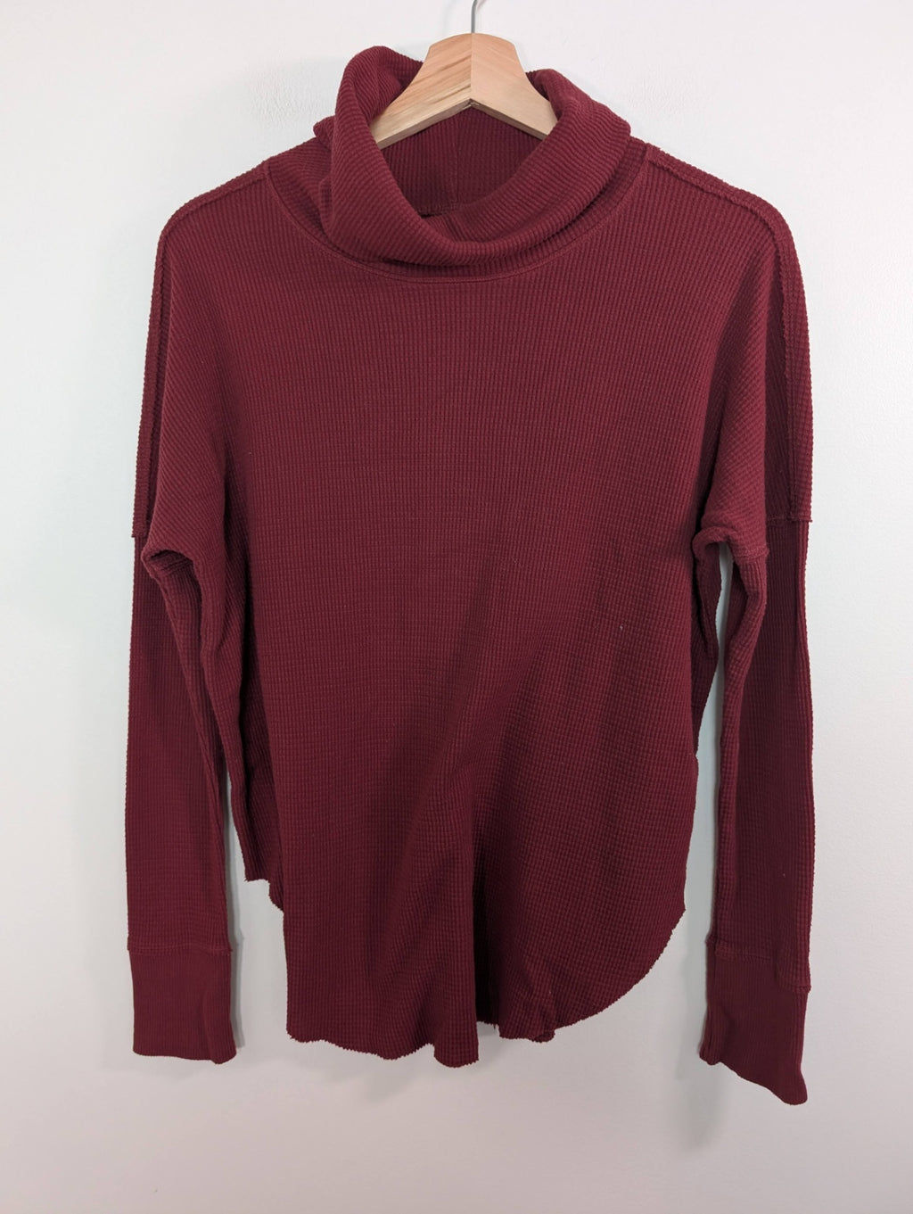 TNA waffle turtleneck - S