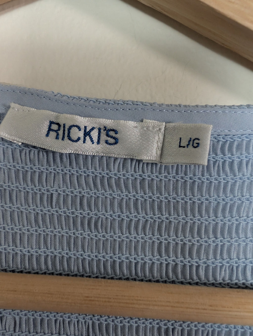 Ricki's blue blouse - L