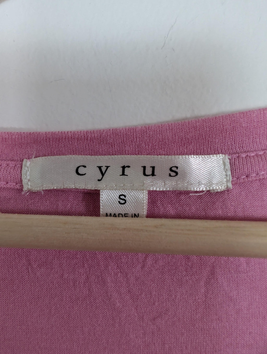 Cyrus pink long-sleeve - S