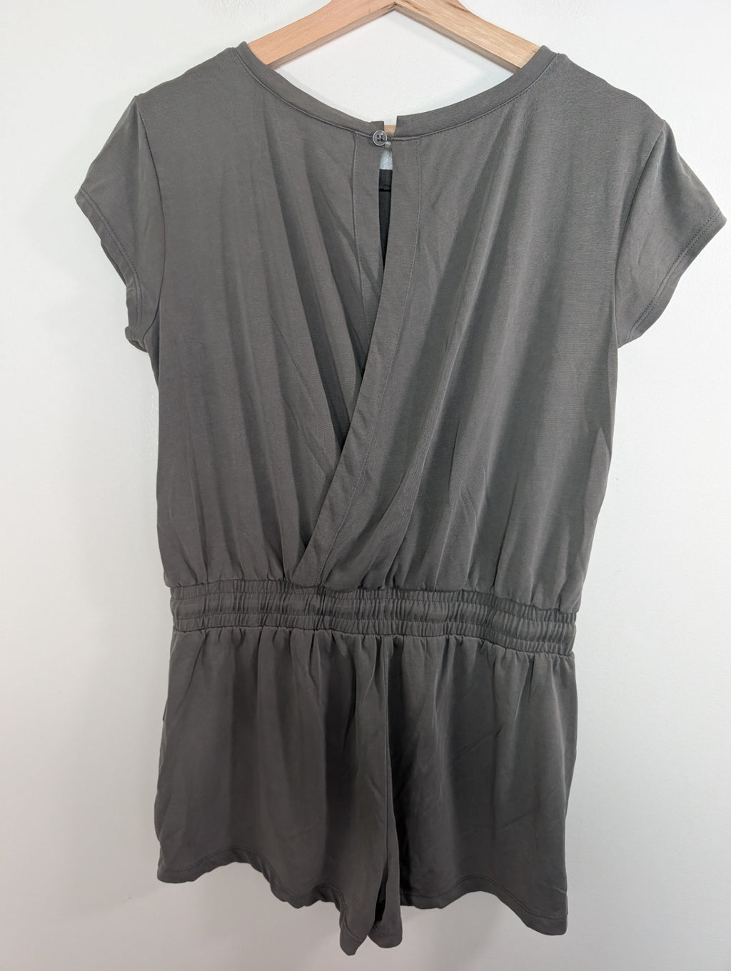 Black Tape green romper - S