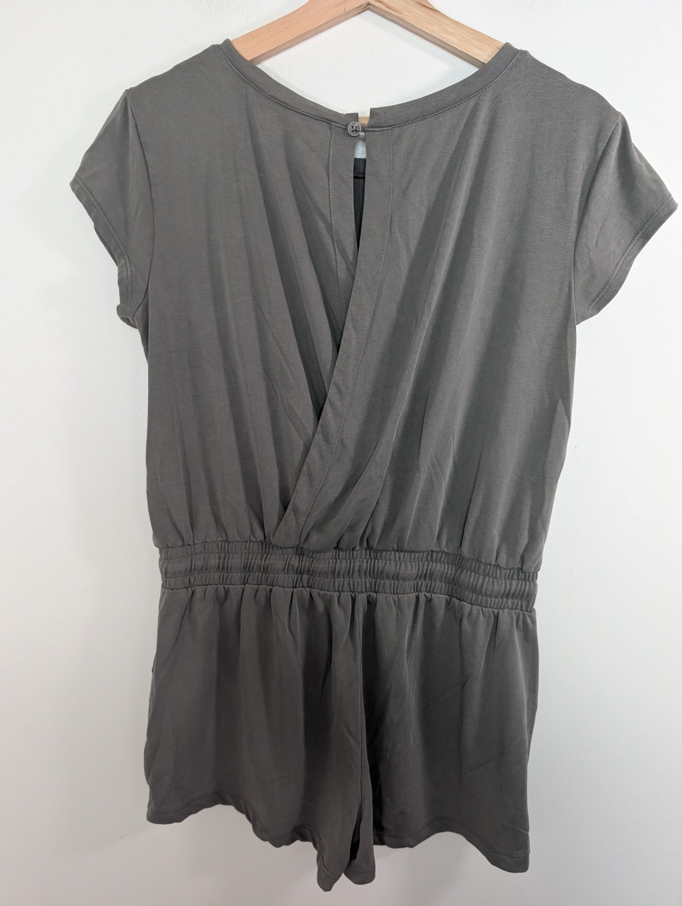 Black Tape green romper - S