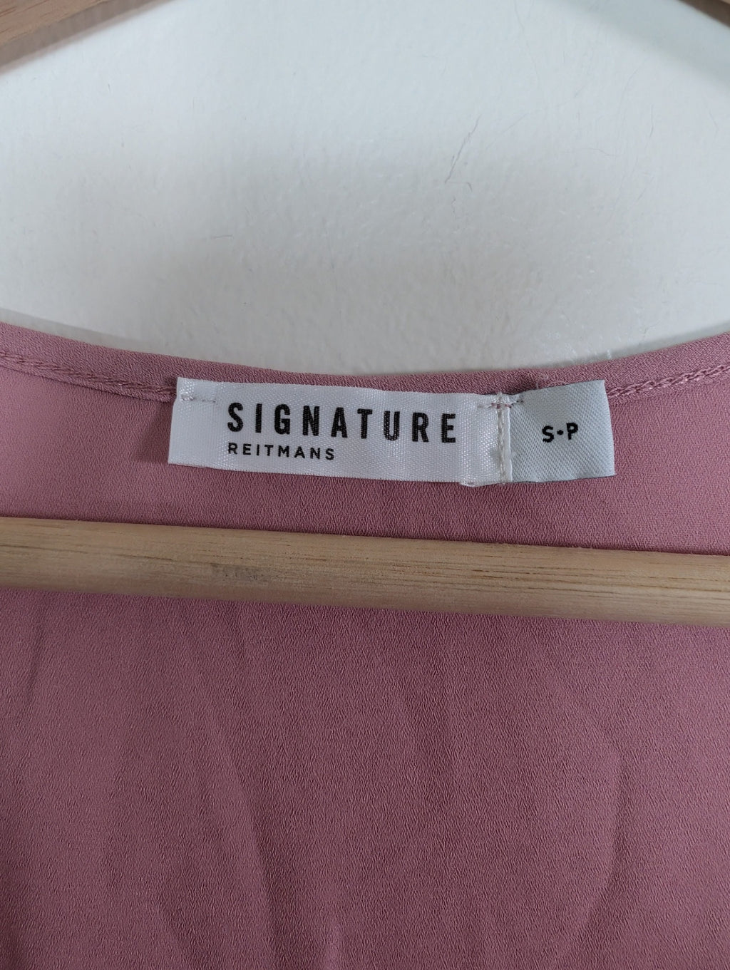Reitmans Signature pink long-sleeve - Small