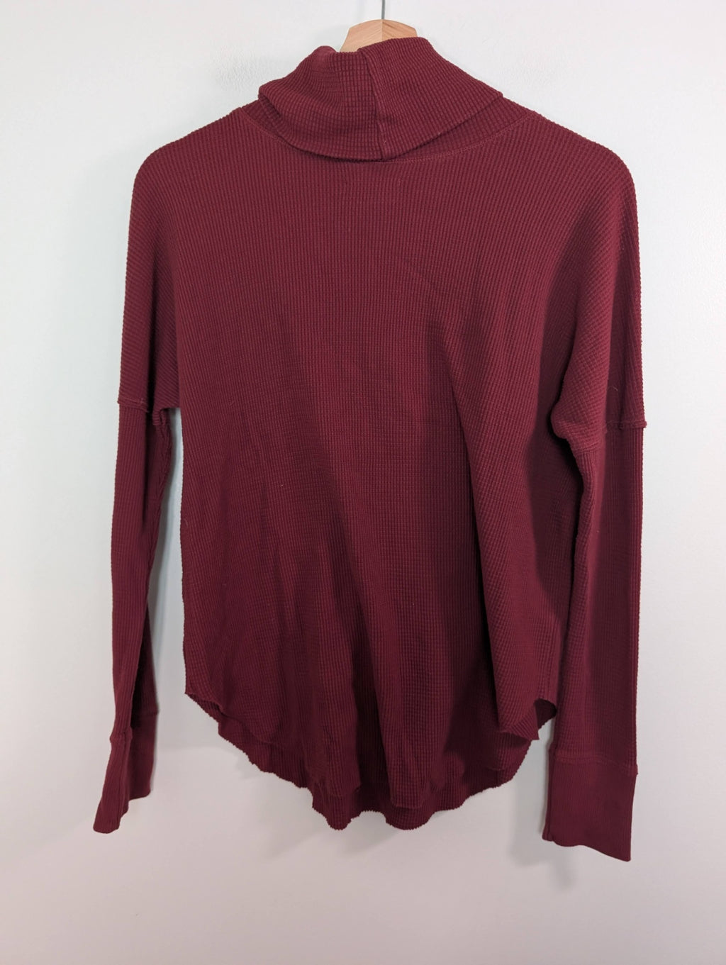 TNA waffle turtleneck - S