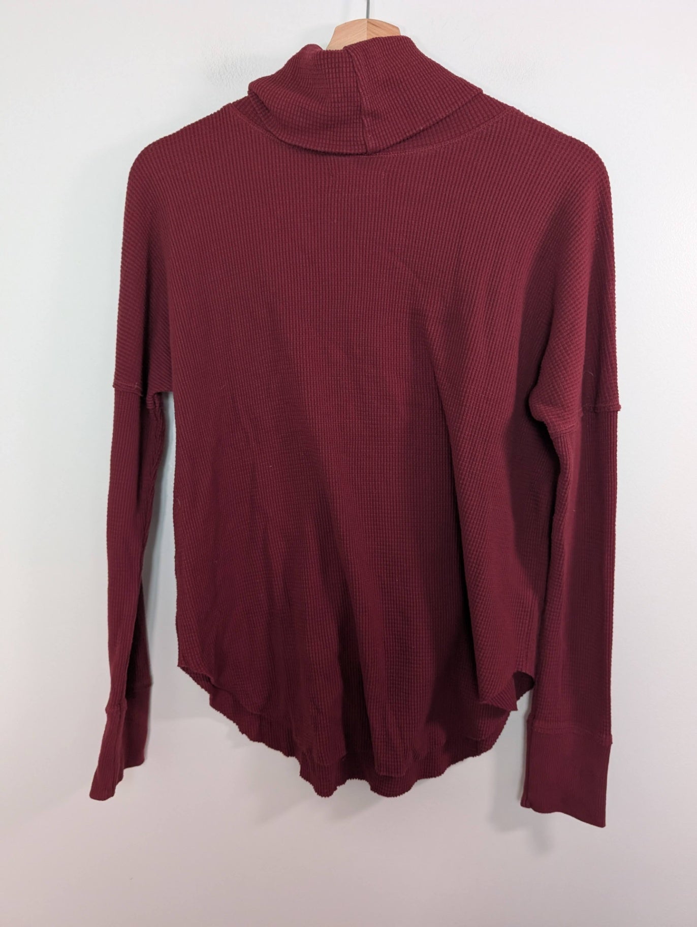 TNA waffle turtleneck - S