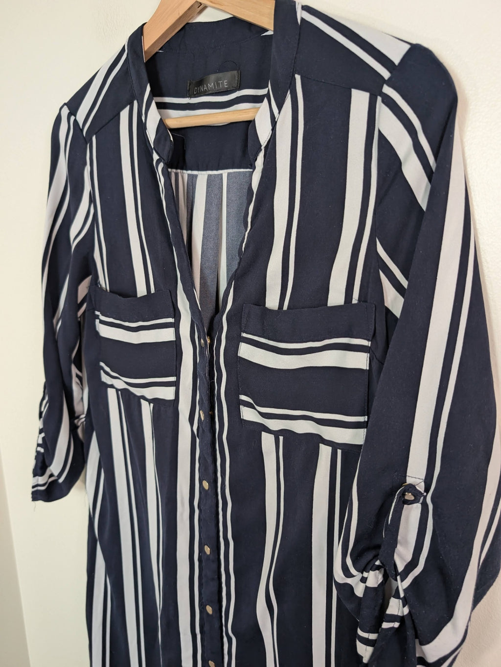 DYNAMITE  striped dress - Appears L