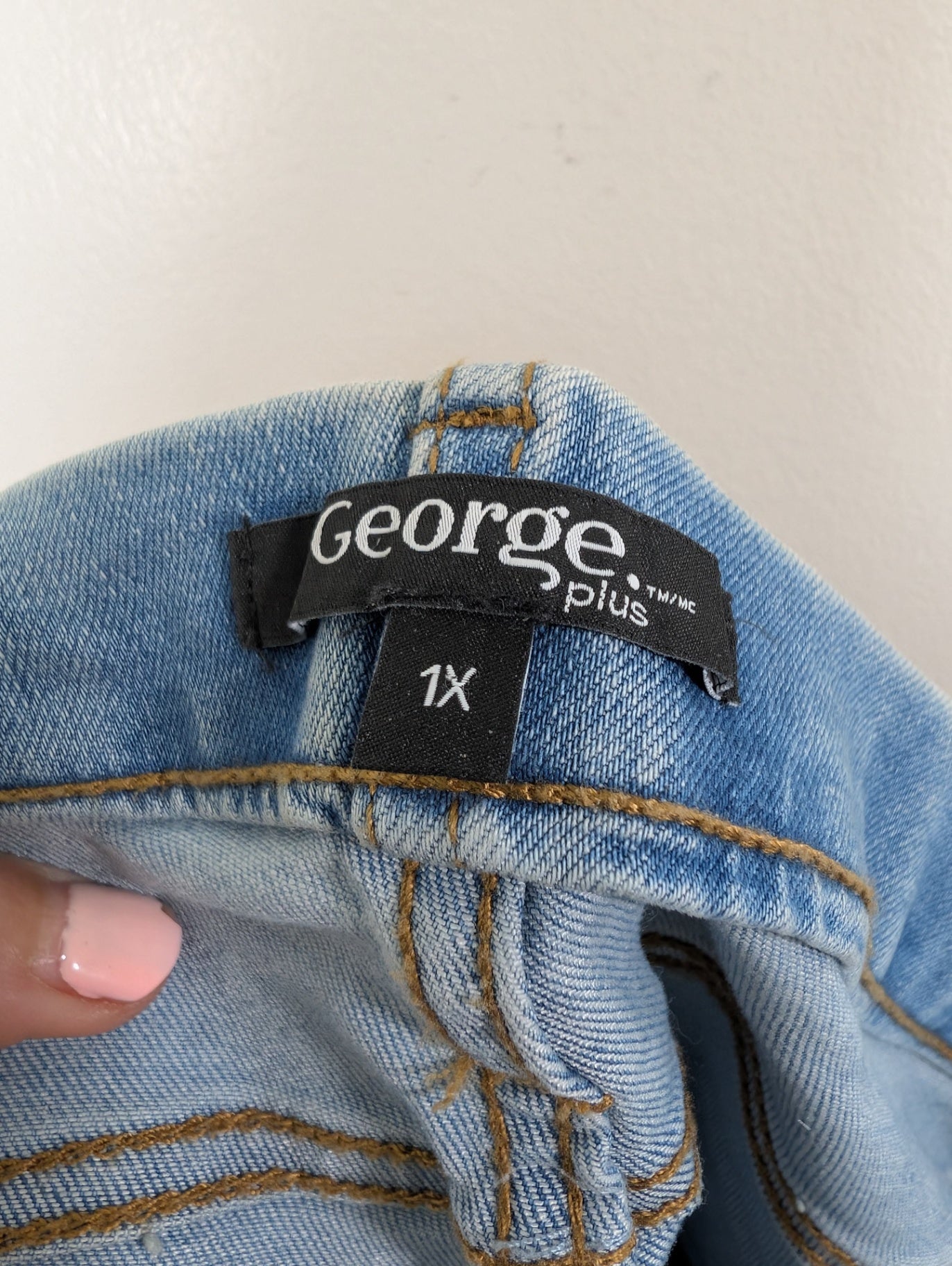 George denim shorts - 1X
