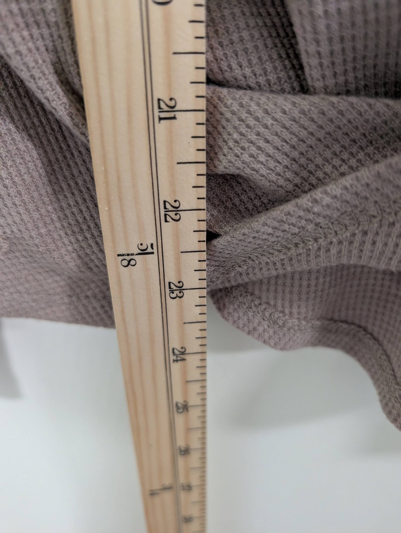 White Birch waffle twist front - S