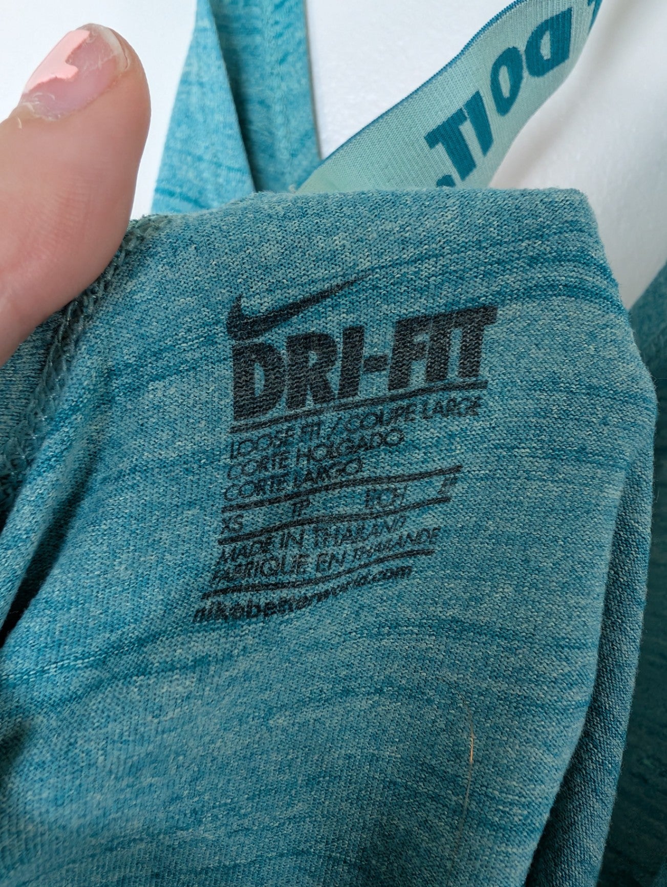 Nike turquoise tank- XS