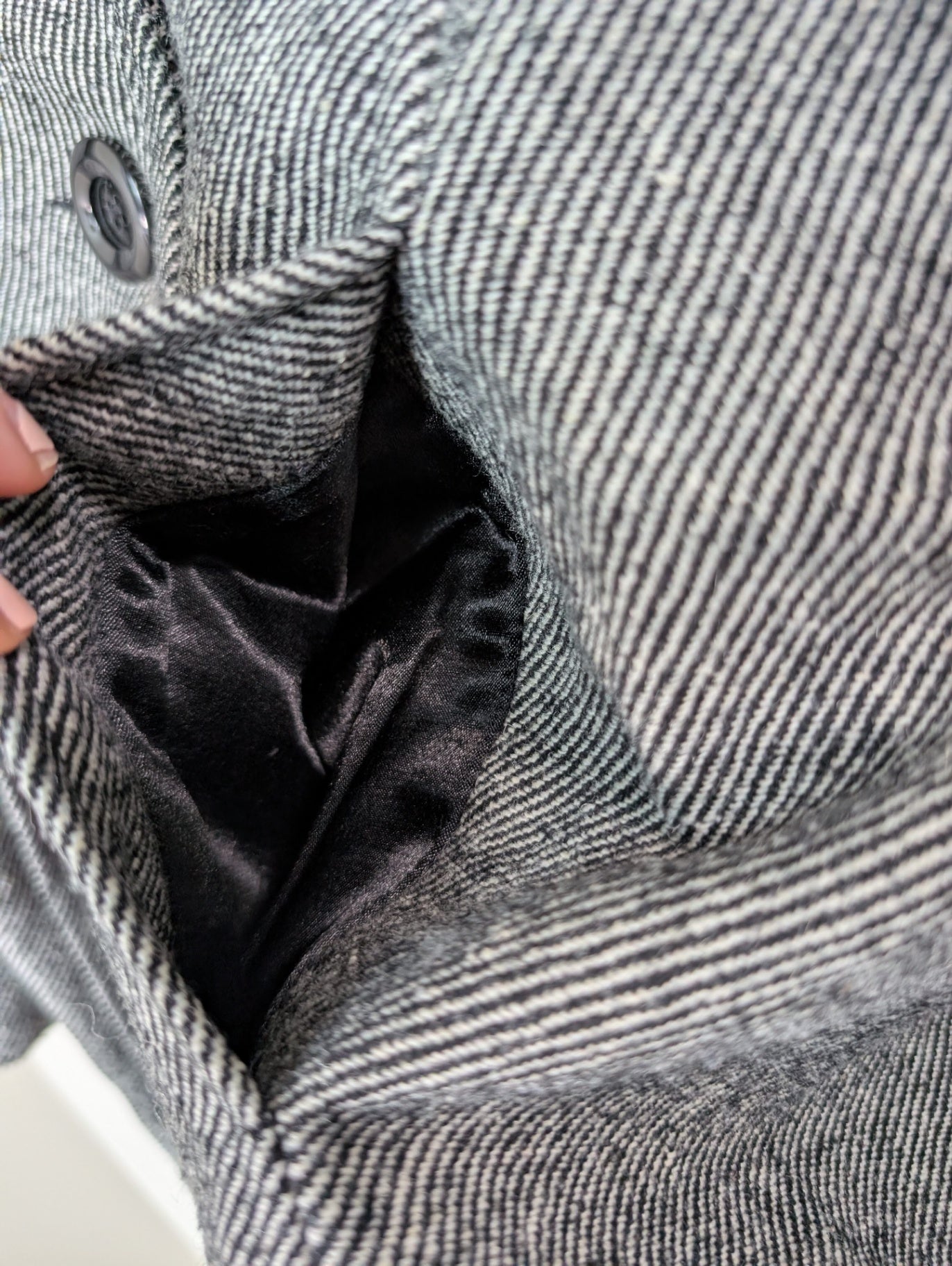 Made in Canada wool blend peacoat - Small