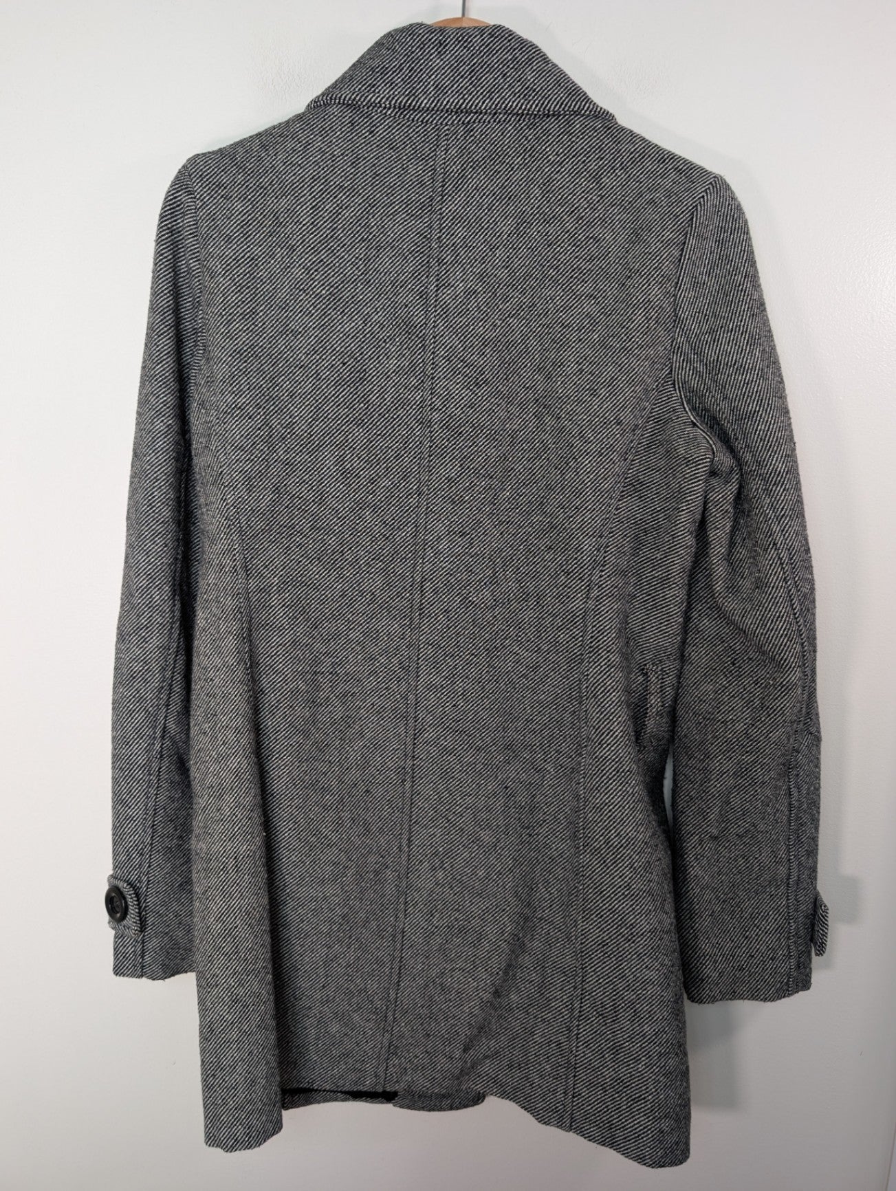 Made in Canada wool blend peacoat - Small
