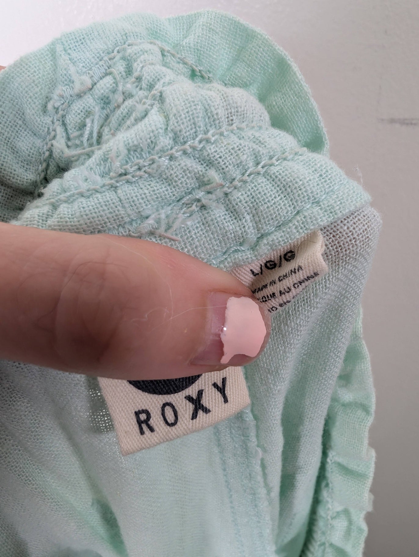 Roxy linen blend pants - L
