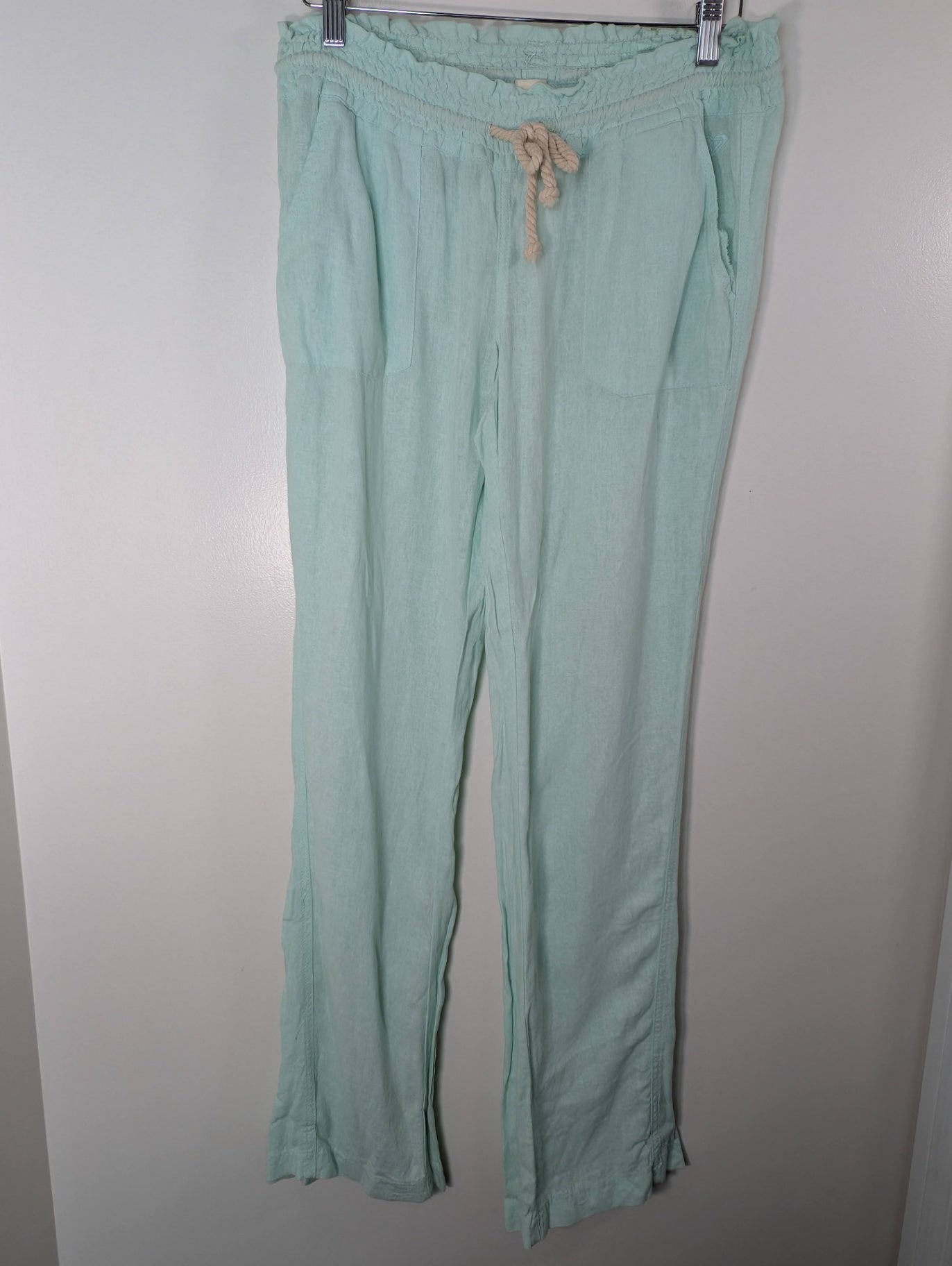 Roxy linen blend pants - L