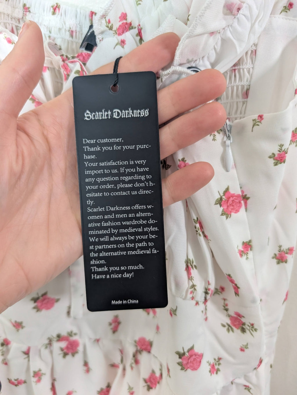NWT Scarlet Darkness dress - M