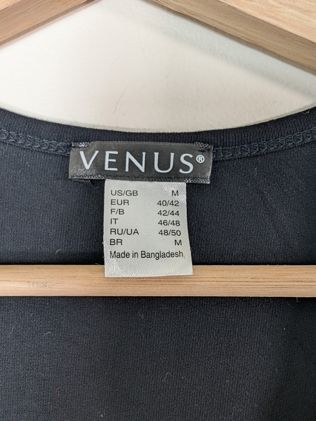 Venus black maxi dress - M