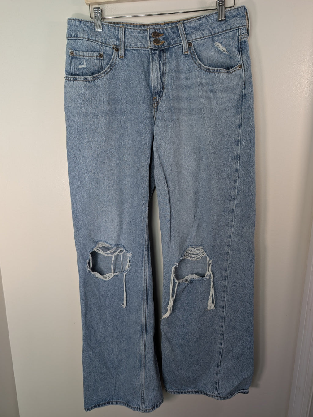 Levi's superlow wide leg distressed - 31